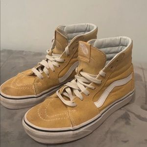 Hightop Mustard Yellow Vans